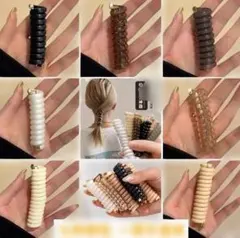 コイル型ヘアピン 7個セット742