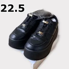 厚底スニーカー　黒　22.5cm Y2Kのサムネイル