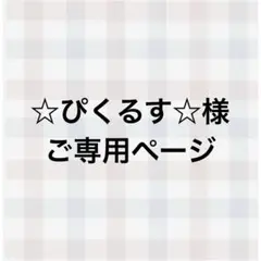 ミニチュアスイーツ ☆ぴくるす☆様ご専用ページ