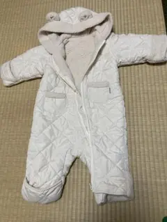 美品　COMME CA ISM ベビーアウター 60~80cm ホワイト