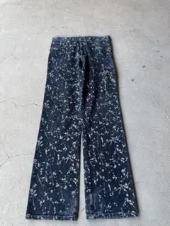 291295=HOMME Paint-Splatter Cargo Jeansのサムネイル