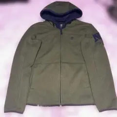 90s Timberland 短丈 フリース ジップパーカー y2k グランジ