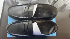 【美品】　ハルタ　コインローファー　6550　通学　黒 27.0 EEE