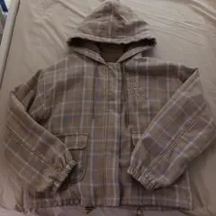 INYEON チェックジャケット フリース裏地付き