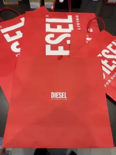 DIESEL ショップ袋 リボン付きギフト