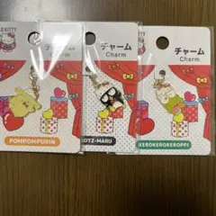 ハローキティ　50周年　チャーム　3点セット‼️ 早い者勝ち‼️