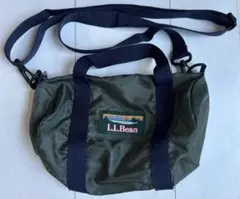L.L.Bean 올리브 그린 미니 드럼 백