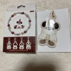 ディズニー クリスマス 2025 リルリンリン キーチェーン 白