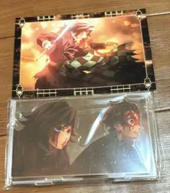 鬼滅の刃　炭治郎　義勇　場面写アクスタ　映画半券　ポストカード