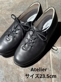 Atelier(アトリエ)ミドルカットスニーカー サイドファスナー23.5cmのサムネイル