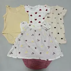 ベビー　ロンパース　プティマイン　コトリ　70センチ