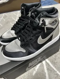 タ*コ様 Nike Air Jordan 1 ブラック/シルバー ハイカット
