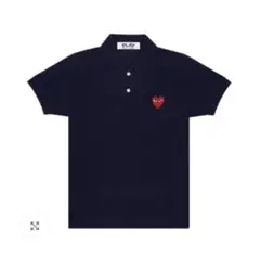 PLAY COMME des GARÇONS ポロシャツ ネイビー Sのサムネイル