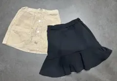 西松屋　スカート　2枚セット　まとめ売り　120