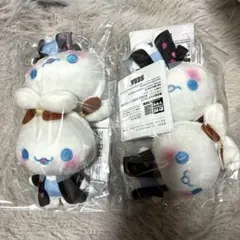 サンリオ　シナモンフレンズ　ゆるかわマスコット　やんちゃ タグ付き　４個セット