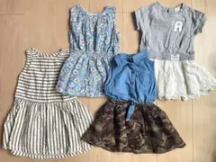 女の子 夏 ワンピース 4点セット 90cmのサムネイル