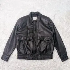 ヴィンテージ GLEEMAN グリーマン y2k 00s 牛革 ボンバー 韓国製