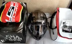 Lサイズ LS2 チャレンジャーF フルフェイスヘルメット バイザー内蔵 バイクのサムネイル