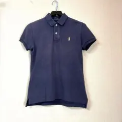 ラルフローレン　レディース　ポロシャツ　スキニー　ポロ　Lサイズ　濃紺