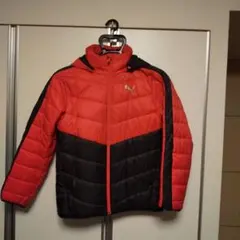 プーマPUMAジャケット150赤黒