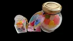 スンスン キャンディストア ゼリービーンズ瓶 キーホルダー ショッパー 3点