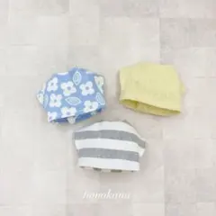 オビツ11 着せ替え夏服 ミニ丈トップス3点おまとめのサムネイル