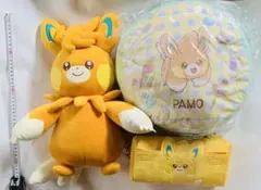 ポケモン　パモシリーズセット　ぬいぐるみ•ティッシュカバー•クッション