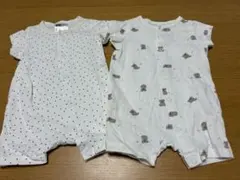H&M ベビー ロンパース 2枚セット　コアラ　ドットのサムネイル