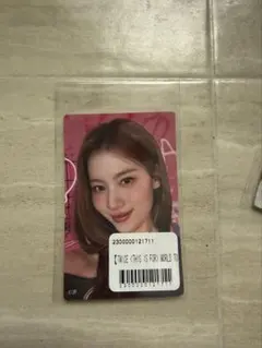 TWICEオンラインくじオリジナルステッカー　サナ