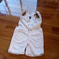 GAP ストライプデニムオーバーオール 3歳用