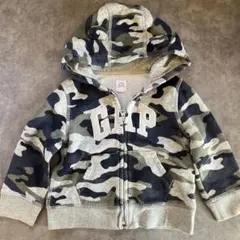 GAP 迷彩柄 フルジップパーカー 18-24ヶ月