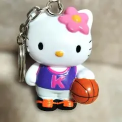 希少　2001年　ハローキティ　バスケ　キーホルダー　スポーツ　レトロ　レア