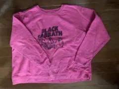 短丈 Black Sabbath ブラックサバス スウェット　ピンクのサムネイル