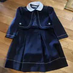 フォーマルジャケットとワンピース　セット　115サイズ　ネイビー