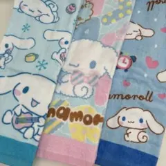 出品　フェイスタオル　サンリオ　シナモンロール　3枚