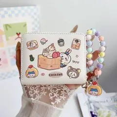 ちいかわ　財布　カード鞄 小銭入れ お札入れ ポケット グッズ ミニ大容量うさぎ