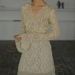 ameri COMBINATION LACE TOP - メルカリ