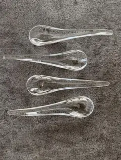 ガラス製れんげ4本セットSghrのサムネイル