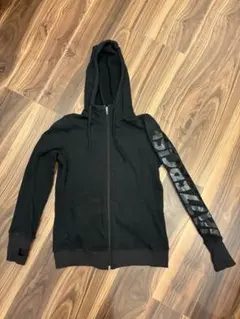 JAZZERCISEジャザサイズ裏起毛フルジップフード付きパーカーMサイズ