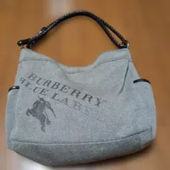 BURBERRY BLUE LABEL 2WAY トートバッグ グレー