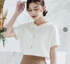 美品✨大きいサイズ✨アンタイトル✨2wayネックプルオーバーニット　48 5Lのサムネイル