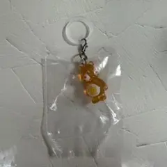 ケアベア クリアマスコットチャーム2 オレンジガチャガチャ