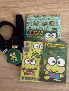 けろけろけろっぴ ポチ袋　ちよがみ　サスペンダーセット　当時物平成レトロ