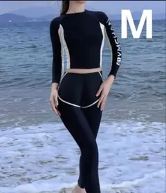 レディース セパレート フィットネス水着 体型カバー 4点セット 上下セット