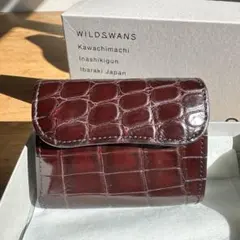 wildswans ワイルドスワンズ 京都5周年 パーム クロコ ネイビー 希少
