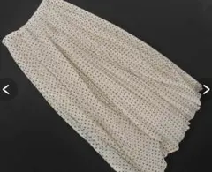 UNTITLED デッサン アンタイトル ドット柄 プリーツスカート 万能コーデ