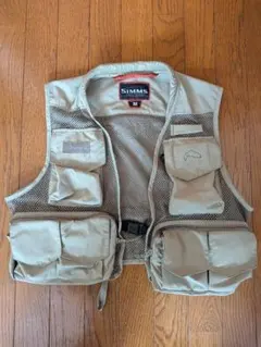 Simms フィッシングベスト ベージュＬ シムスベスト Simmsベスト フライベスト 防水バッグ 正規取扱店：横浜