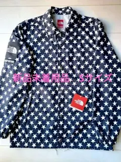 新品 シュプリーム ✕ノースフェイス パッカブル コーチジャケット ネイビー S