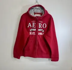 AÉROPOSTALE フード付きパーカー XXL レッドのサムネイル