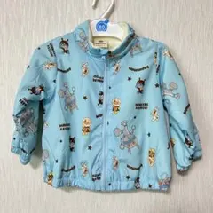 新品 タグ付き アンパンマン 水色 アウター 80 フード無し